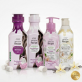 Eva Recipe Tropical Fruit Smoothie Kit | 4-Piece Hydrating Hair & Nourishing Body Routine