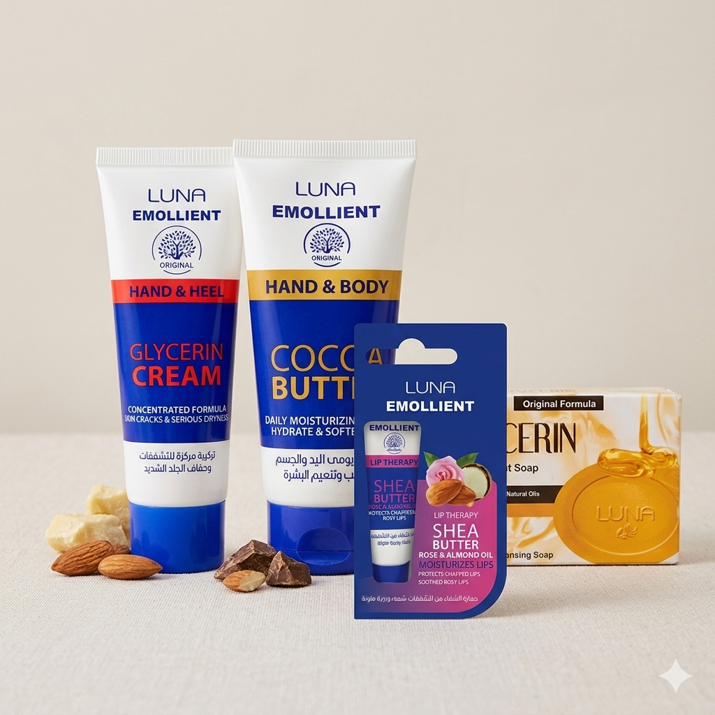 Luna Clinical Barrier Repair & Deep Moisture Therapy | 4-Piece Intense Hydration Routine