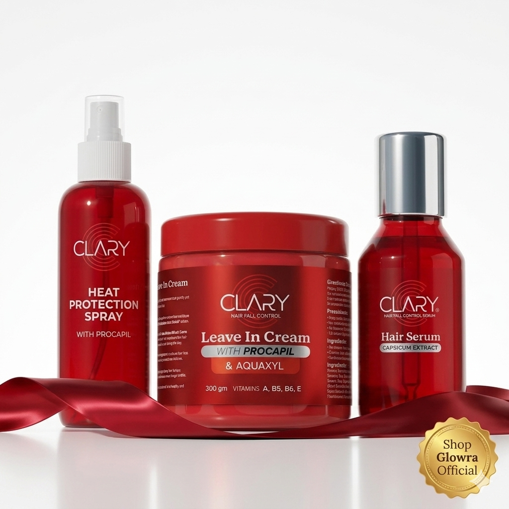 Clary Silk Press & Heat Shield System | 3-Piece Anti-Frizz & Thermal Defense Routine