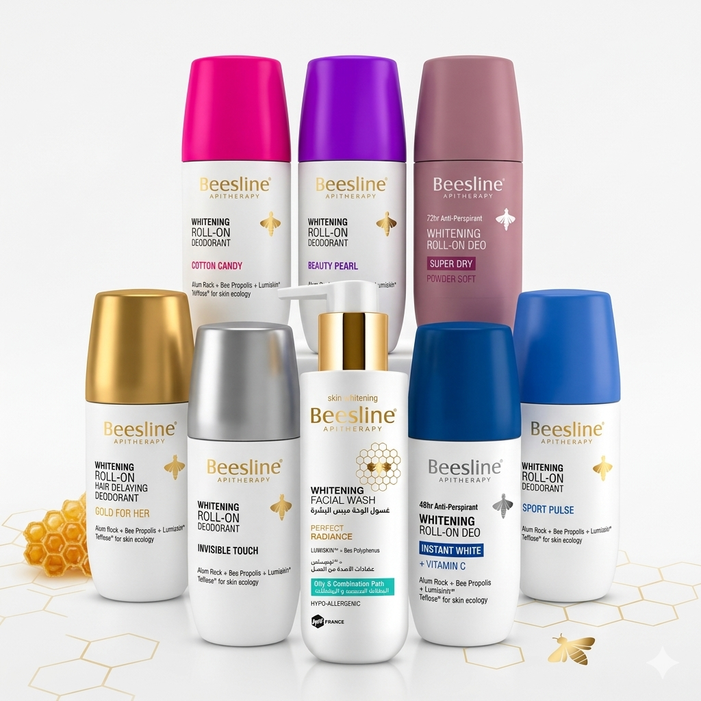 Beesline Master Collection | Whitening Cleanser & 7 Natural Aluminum-Free Deodorants